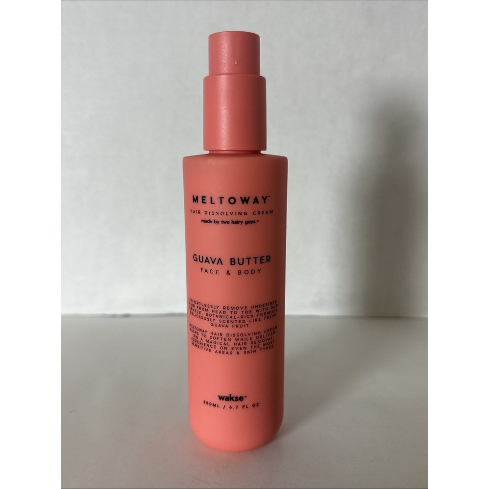 Meltaway Guava Butter Face and Body Hair Dissolving Cream 6.7 ounce
